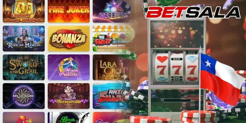 Juegos de tragamonedas en Betsala con bandera chilena